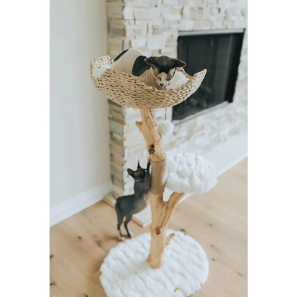 Elegant Wooden Cat Tree Perch™