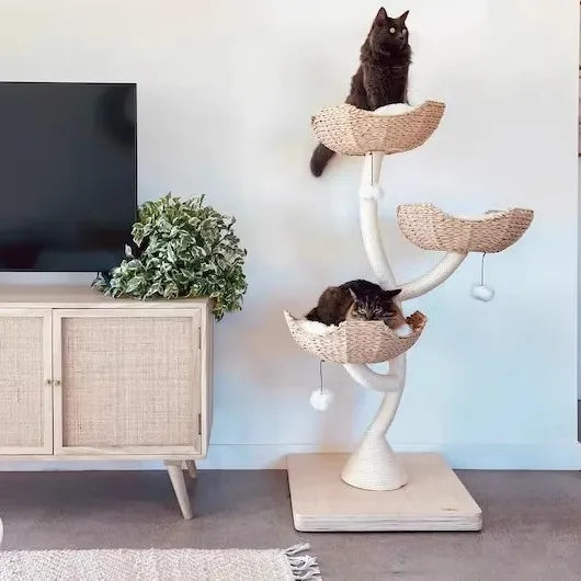 Feline Paradise Cat Tower™ – 3 Nests