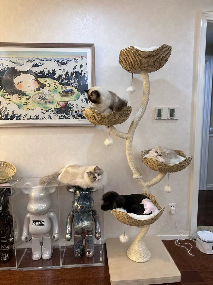 Feline Paradise Cat Tower™ – 4 Nests
