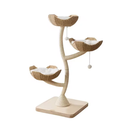 Feline Paradise Cat Tower™ – 3 Nests