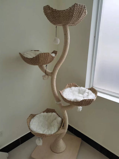Feline Paradise Cat Tower™ – 4 Nests