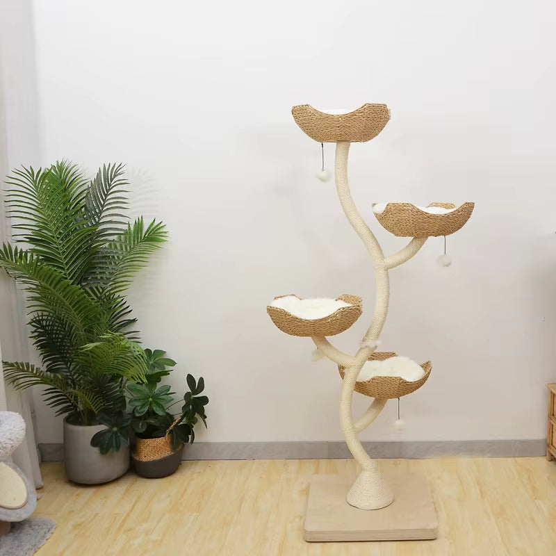 Feline Paradise Cat Tower™ – 4 Nests